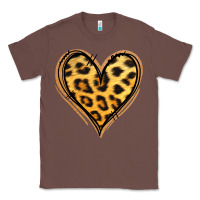 Chestnut gold glitter leopard heart Classic Tee - Jasminsmagicworld