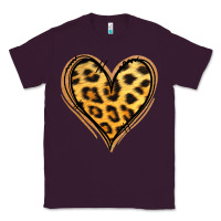 Plum gold glitter leopard heart Classic Tee - Jasminsmagicworld