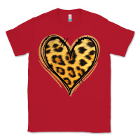 Red gold glitter leopard heart Classic Tee - Jasminsmagicworld