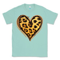 Seafoam gold glitter leopard heart Classic Tee - Jasminsmagicworld