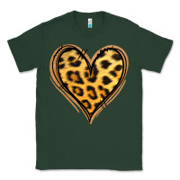 Sports Green gold glitter leopard heart Classic Tee - Jasminsmagicworld