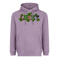 Lavender st patricks day lucky shamrock Heavyweight Hoodie - RanaPortraitStore