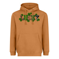 Meerkat st patricks day lucky shamrock Heavyweight Hoodie - RanaPortraitStore
