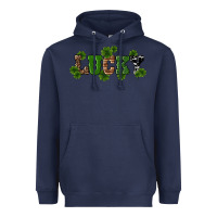 Navy st patricks day lucky shamrock Heavyweight Hoodie - RanaPortraitStore