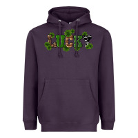 Plum st patricks day lucky shamrock Heavyweight Hoodie - RanaPortraitStore