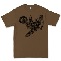Cacao Eli Tomac Jump Illustration Premium Tee - linhVisuals