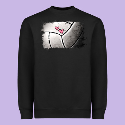 Volleyball Brushstroke Heavyweight Sweatshirt Designed By Jasminsmagicworld