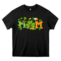 Black St. Patrick's Day mom Heavy Core Tee - OliviaCreatesArt