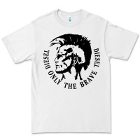 White diesel only the brave Premium Tee - linhVisuals