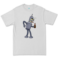 Dove Grey futurama bender Premium Tee - linhVisuals