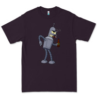 Plum futurama bender Premium Tee - linhVisuals