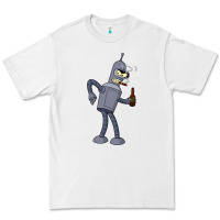 White futurama bender Premium Tee - linhVisuals