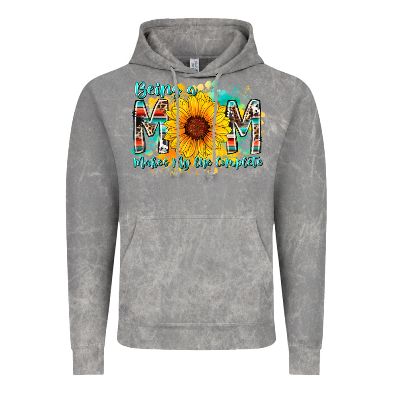 Being A Mom Makes My Life Complete Vintage Hoodie by RacoonDesign | Teevron