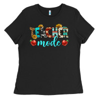 Black teacher mode Ladies Tee - BundleAndBundleShop