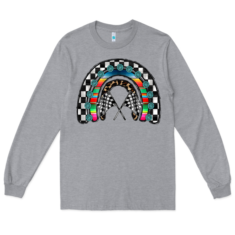 Racing Rainbow Long Sleeve Tee by CowhideDigitalArt | Teevron