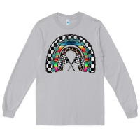 Moon Dust Racing Rainbow Long Sleeve Tee - CowhideDigitalArt