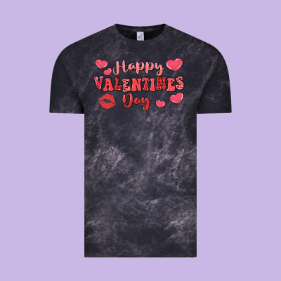 Happy Valentine's Day Vintage Tee Designed By Lillyallendesigns