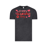 Vintage Black happy valentine's day Vintage Tee - LillyAllenDesigns