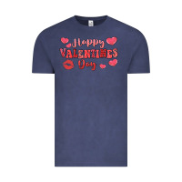 Vintage Denim happy valentine's day Vintage Tee - LillyAllenDesigns