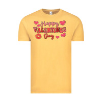 Vintage Mustard happy valentine's day Vintage Tee - LillyAllenDesigns