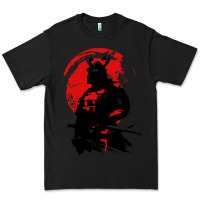 Black samurai warrior Premium Tee - linhVisuals