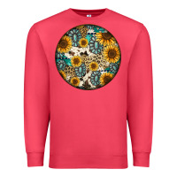 Cardinal western pattern circle earrings Premium Sweatshirt - Jasminsmagicworld
