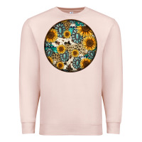 Pale Pink western pattern circle earrings Premium Sweatshirt - Jasminsmagicworld