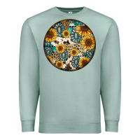 Seafoam western pattern circle earrings Premium Sweatshirt - Jasminsmagicworld