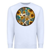 White western pattern circle earrings Premium Sweatshirt - Jasminsmagicworld