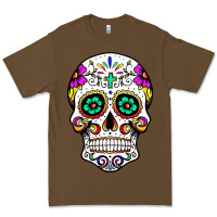 Cacao sugar skull Premium Tee - linhVisuals