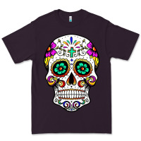 Plum sugar skull Premium Tee - linhVisuals