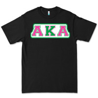 Black alpha kappa aka Premium Tee - linhVisuals