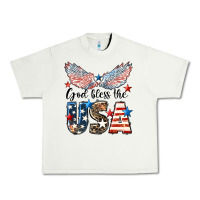 Pistachio Western God Bless The USA 4th of July Urban Heavy Tee - LillyAllenDesigns