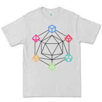 Dove Grey minimal dnd Premium Tee - linhVisuals