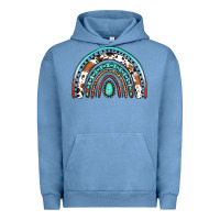 Pigment Pebble Blue Western Rainbow Urban Hoodie - Jasminsmagicworld