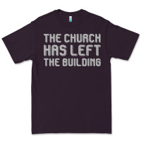 Plum the church has left the building Premium Tee - linhVisuals
