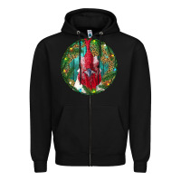 Black Roaster Head Christmas Zipper Hoodie - RanaPortraitStore