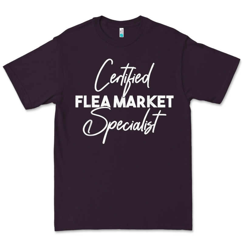 Certified Flea Market Specialist T Shirt Premium Tee by linhVisuals | Teevron
