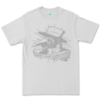 Dove Grey wash your damn hands Premium Tee - linhVisuals