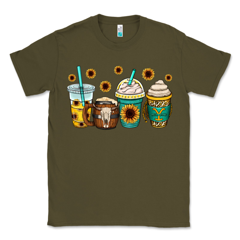 Yellowstone Coffee Cups Classic Tee by OliviaCreatesArt | Teevron
