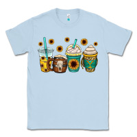Dusty Blue yellowstone coffee cups Classic Tee - OliviaCreatesArt