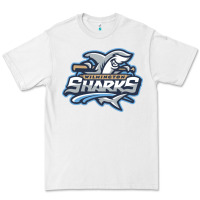 White wilmington sharks Premium Tee - linhVisuals