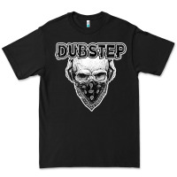 Black dubstep shirt   electronic music lover gift for men  women Premium Tee - linhVisuals