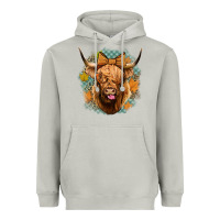 Moon Dust fall highland cow Heavyweight Hoodie - Jasminsmagicworld