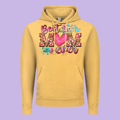 Best Mom Ever Vintage Hoodie Designed By Racoondesign