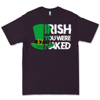 Plum irish you were naked funny st patrick day Premium Tee - linhVisuals