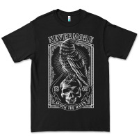 Black edgar allen poe the raven nevermore t shirt Premium Tee - linhVisuals