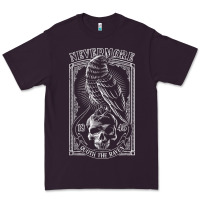 Plum edgar allen poe the raven nevermore t shirt Premium Tee - linhVisuals