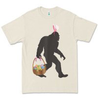 Bone funny bigfoot easter design with easter basket and bigfoot t shirt Premium Tee - linhVisuals