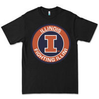 Black illinois fighting illini Premium Tee - linhVisuals